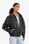 Warm Dad Fit Polo Collar Faux Leather Coat F2911Ax25Wn - 3
