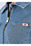 Classic Collar Plain Blue Standard Women's Dress 251 Lcf 144001 Bella Denim - 3
