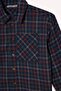 Boy's Overshirt Fit Polo Neck Checkered Long Sleeve Shirt G1967A825Au - 4