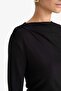 Slim Fit Slim Fit Crew Neck Long Sleeve T-Shirt F3935Ax25Au - 5