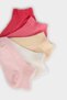 Girl's 5-Piece Cotton Booties Socks F9010A8Ns - 7