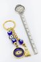 Navy Blue Color, Evil Eye Beaded Eye Figure Car Rearview Mirror Ornament, Gift Bag Ornament - 4