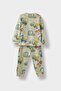 Pajama Set Vehicle Printed Long Sleeve Top Long Bottom Baby Boy F0546A525Au - 4