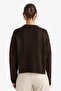 Regular Fit Crew Neck Buttoned Knitwear Cardigan F3031Ax25Wn - 6