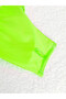 Women's Neon Green Lined V-Cut Triangle Bikini Set with String Detail HZL24S-LC2234 - 6