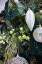 Christmas Ornament Leafy Pendant Lamp Branch Green 110 cm - 4