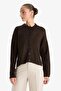 Regular Fit Crew Neck Buttoned Knitwear Cardigan F3031Ax25Wn - 3