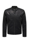 معطف رجالي أسود ONSMIKE PU RACER JACKET OTW NOOS - 6