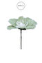 Artificial Linen Flower Poinsettia Green 30 cm - 3