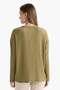 Relax Fit Crew Neck Wrinkled Textured Long Sleeve T-Shirt G1468Ax25Au - 6