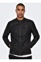 معطف رجالي أسود ONSMIKE PU RACER JACKET OTW NOOS - 2