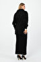 Black Knitwear Women's Zippered Top - Stylish Basic Easy to Match - 5