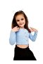 Girl's Crop Cardigan - 3