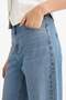 90's Wide Leg High Waist Long Jean Washed Pants E9115Ax25Au - 6