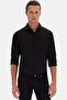Ds Groom Slim Fit Black Italian Lapel Dobby Long Sleeve Easy-Iron Breathable Four Seasons