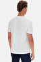 Ds Damat Oversize Ecru Crew Neck 100% Cotton T-Shirt - 4