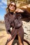 Crop Length Extra Soft Texture Lined Wedge παλτό - 3