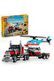 Creator Flatbed Truck with Helicopter Toy 31146