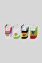 4 Pairs of Children's Socket Socks - 5