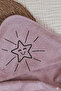 Kids Baby Towel Swaddle with Bamboo Star Embroidery and Pouch Gift * Pink - 3