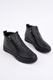 Feni̇ks Genuine Leather Double Zipper Women's Boots - 2