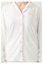 Women's Ecru Long Sleeve Button Front Pajama Set with 1 Pair of Socks Gift R.O.Z..8.2.E.L.T.8. - 2