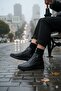 Feni̇ks Genuine Leather Double Zipper Women's Boots - 7