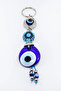 Rahim Beaded Patterned Bead Handmade Glass Evil Eye Beaded Keychain - 4