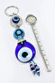 Rahim Beaded Patterned Bead Handmade Glass Evil Eye Beaded Keychain - 5