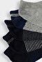 Men's 5-Pack Cotton Booties Socks F5278Axns - 7