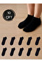 10 Pairs Men's Booties Black Casual Socks