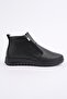 Feni̇ks Genuine Leather Double Zipper Women's Boots - 3