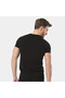 Men's V-Neck Lycra T-Shirt 172/Black - 4