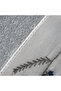 Deep Hand Face Towel 100% Organic Cotton Hand Embroidered Cream 50x90 Cm - 8