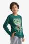 Teenage Mutant Ninja Turtles:Mutant Mayhem Crew Neck Back Print Long Sleeve T-Shirt Boy - 4