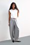 Cropped Fit Crew Neck Crepe Vest F8112Ax25Au - 2