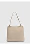 Beige Women's Shoulder Bag - 3