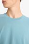 100% Cotton Boxy Fit Crew Neck Printed Short Sleeve T-Shirt F5502Ax25Hs - 5