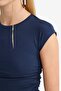 Fitted Modal Short Sleeve T-Shirt F5187Ax25Au - 5