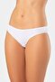 Women's Lycra Seamless 3-Piece Cotton Bikini Panties 924/White-Black-Tan - 7