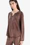 Pajama Set Regular Fit Long Sleeve Velour Top Long Bottom A3356Ax25Au - 4