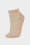 Women's 5-Piece Cotton Booties Socks F5431Axns - 5