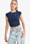 Fitted Modal Short Sleeve T-Shirt F5187Ax25Au - 3