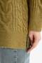 Relax Fit Crew Neck Knitwear Sweater Tunic F4530Ax25Wn - 6