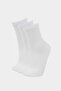 Women's 3-Piece Cotton Socks F5600Axns