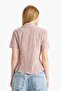 Fitted Textured Short Sleeve Shirt F4849Ax25Au - 6