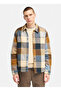 Cream Men's Straight Collar Regular Waist Regular Fit Shirt Tb0A6Ux2Ei21_Sherpa Lined Plaid Ove - 2