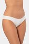Women's Laser Cut Cotton Bikini Panties 907/White - 2