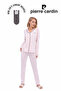 Dust Salmon Modal & Cotton, Long Sleeve, Button Front, Women's Pajama Set 1 Pair Socks Gift