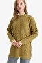 Relax Fit Crew Neck Knitwear Sweater Tunic F4530Ax25Wn - 3